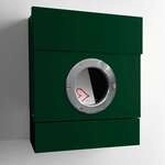 Radius Design Letterman 2 Briefkasten (ohne Klingel, dunkelgr&uuml;n (RAL 6005),...