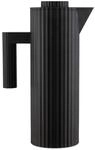 Alessi Pliss&eacute; Thermoskanne (schwarz mit Reliefdekor) schwarz mit Reliefdekor MDL12 B