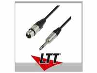 Adam Hall Cables K4 BFV 0150 Mikrofonkabel REAN XLR female auf 6,3 mm Klin