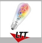 LEDVANCE Wifi SMART+ LED-Lampe Filament Edison 30 RGBW mehrfarbig (ex 60W) 4,5W E27 LEDVANCE Wifi SMART+ LED-Lampe Filament Edison 30 RGBW mehrfarbig (ex 60W) 4,5W E27