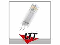 OSRAM LED Base Stiftsockellampe LED Lampe 12V (ex 20W) 1,8W / 2700K Warmweiß PIN G4