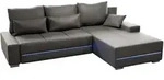 Sofa Davos mit LED - Hellgrau