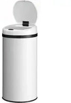 Runder M&uuml;lleimer mit Sensor - Wei&szlig;