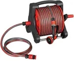 Mobile Schlauchtrommel Basic 30 m - Rot, Grau