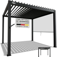 Juskys 301261, Juskys Pergola Lamellendach Tahiti 3 x 3 m