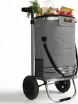 Juskys 300906, Juskys 3in1 Einkaufstrolley - 56 L Kapazit&auml;t Grau