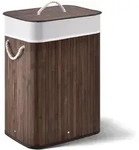 Bambus W&auml;schekorb Curly - Braun