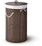 Bambus W&auml;schekorb Curly-Round - Braun