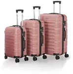 Hartschalen Kofferset Rom - Rosa