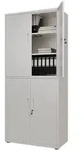 Aktenschrank aus Metall - Wei&szlig;