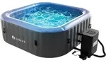 Whirlpool aufblasbar f&uuml;r 4-6 Personen - Grau / Blau