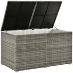 Polyrattan Auflagenbox Ikaria - Grau-meliert