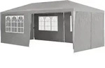 Partyzelt 3x6 m - Dunkelgrau