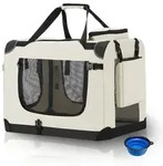 Hundebox Auto faltbar Lassie - Beige