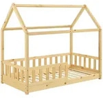 Kinderbett Marli 80 x 160 cm - Natur