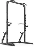 Squat Half-Rack mit Klimmzugstange mit Rack und Dip-Station + Landminenaufsatz