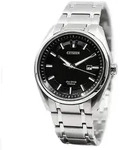 Citizen Mens AW1240-57E Super Titanium 1240 Black Dial