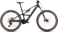 Orbea RISE SL M10 - 29 Zoll 630Wh 12K Fully - Cosmic Carbon View - Golden Sand