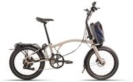 Brompton G Line Electric City+ - 20 Zoll 345Wh 4K Faltrad - Traildust White