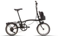 Brompton New C line Electric High - 16 Zoll 345Wh 4K Faltrad - matt black