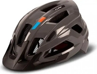 Cube Helm Steep - glossy grey'n'orange (2021) Grau