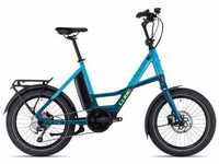 Cube Compact Sport Hybrid 500 - 20 Zoll 500Wh 10K Wave - bluenlime