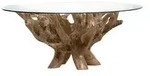 Couchtisch Lotus &brvbar; holzfarben &brvbar; Ma&szlig;e (cm): H: 46 &Oslash;: 110