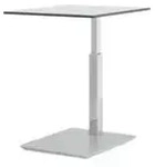 Beistelltisch Vilshofen &brvbar; transparent/klar &brvbar; Ma&szlig;e (cm): B: 47 H: 47