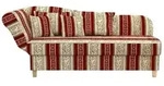Max Winzer Recamiere Selma &brvbar; rot &brvbar; Ma&szlig;e (cm): B: 190 H: 82