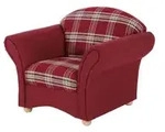Max Winzer Sessel Corona &brvbar; rot &brvbar; Ma&szlig;e (cm): B: 96 H: 83