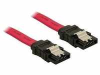 Delock 84301, Delock 84301 - SATA 3 Gb/s Kabel 70 cm rot, Konnektoren mit...