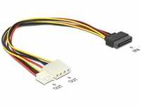 Delock 65227, Delock 65227 - Kabel Y-Power SATA Stecker 15 Pin zu 4 Pin Molex Buchse