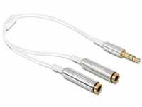 Delock 65355, Delock 65355 - Kabel Audio Splitter Klinkenstecker 3,5 mm 3 Pin >...