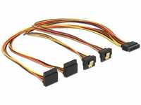Delock 60155, Delock 60155 - Kabel SATA 15 Pin Strom Stecker zu SATA 15 Pin...