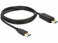 Delock 83647, Delock SuperSpeed USB 5 Gbps Data Link Kabel + KM Switch Typ-A zu