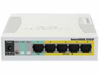 MikroTik CSS106-1G-4P-1S, MikroTik CSS106-1G-4P-1S - RouterBOARD 5-Port Gigabit Smart