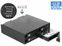 Delock 47235, Delock 47235 - 5.25 " Wechselrahmen für 4 x 2.5 " U.2 NVMe SSD mit