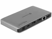 Delock 87777, Delock Thunderbolt 3 Dockingstation 8K - Dual DisplayPort / USB / LAN /