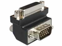 Delock 65425, Delock 65425 - Adapter DVI 24+5 Pin Buchse zu VGA 15 Pin Stecker 90°