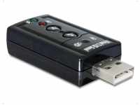 Delock 63926, Delock Externer USB 2.0 Sound Adapter Virtual 7.1 - 24 bit / 96 kHz mit