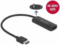 Delock 63206, Delock Adapter HDMI-A Stecker zu DisplayPort Buchse 4K 60 Hz