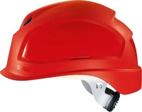 uvex 9772332, uvex pheos B-S-Wr Schutzhelm mit kurzem Schirm & Drehverschluss - Rot