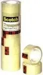 Scotch Klebeband 550, selbstklebend, 19 mm x 10 m, transparent (8 Rollen)