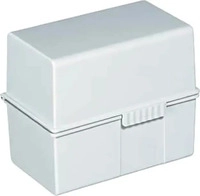 Han Karteikasten, Polystyrol, A7 quer, 121 x 74 x 101 mm, f&uuml;r: 300 Karten, grau