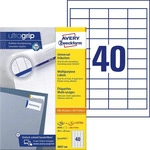 Avery Zweckform 3657-200 Universal-Etiketten - 48,5 x 25,4 mm, wei&szlig;, 8.000 Etikette