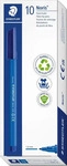 Staedtler Faserschreiber 326, mit Kappe, 1 mm, Schreibfarbe: blau