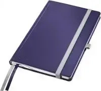 Leitz Notizbuch Style, kariert, A5, 100 g/m&sup2;, Einbandfarbe: titan blau, 80 Blatt