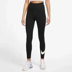 Nike Sportswear Classics GX HR Leggings/hoher Bund SWOOSH schwarz/wei&szlig; - XS