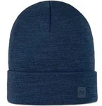 Buff Merino Heavyweight M&uuml;tze Solid Indigo - STK
