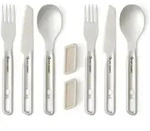 Sea to Summit Detour Besteckset aus Edelstahl (6-teilig) - Stainless Steel Grey - STK